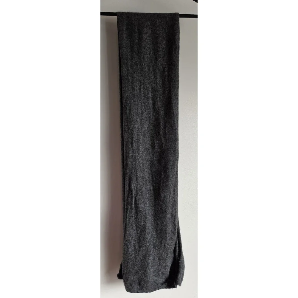Hannah Rose Cashmere Scarf Charcoal Gray Women Classic Wrap Shawl Stole